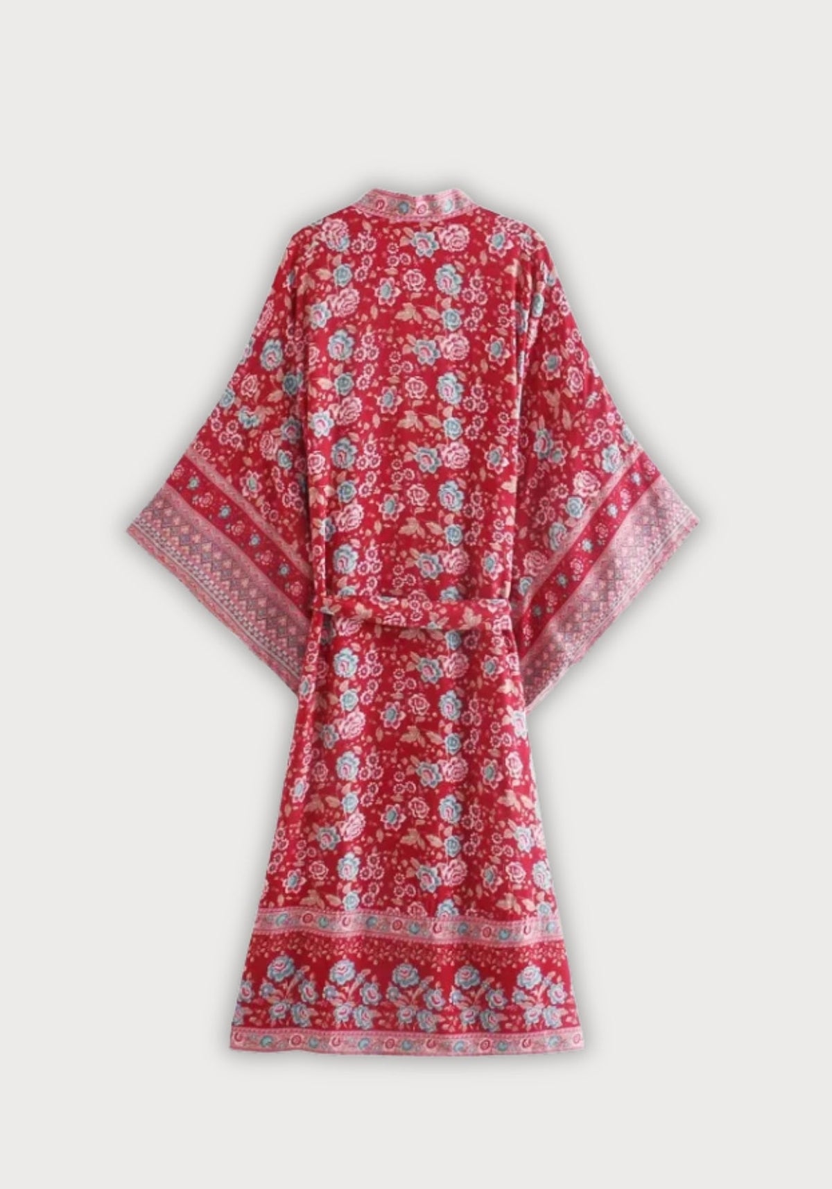 Kimono Lang Rot