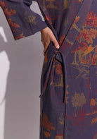 Kimono Morgenmantel Baumwolle