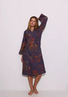Kimono Morgenmantel Baumwolle