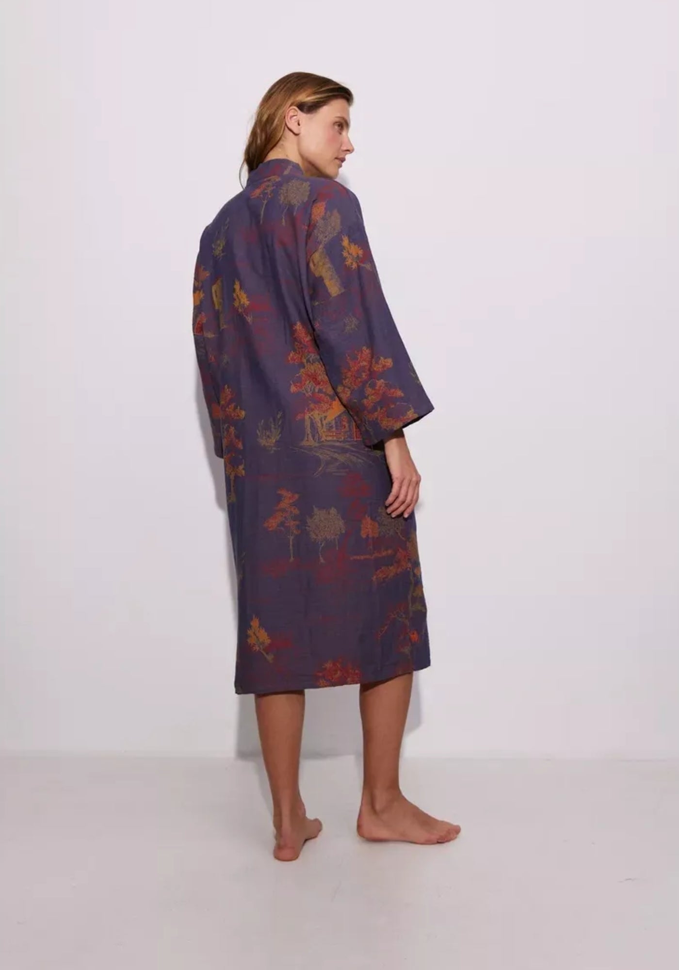 Kimono Morgenmantel Baumwolle