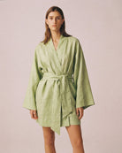 Kimono Morgenmantel Damen Kurz