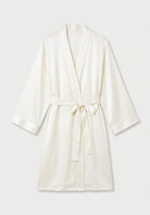 Kimono Morgenmantel Damen Kurz Seide