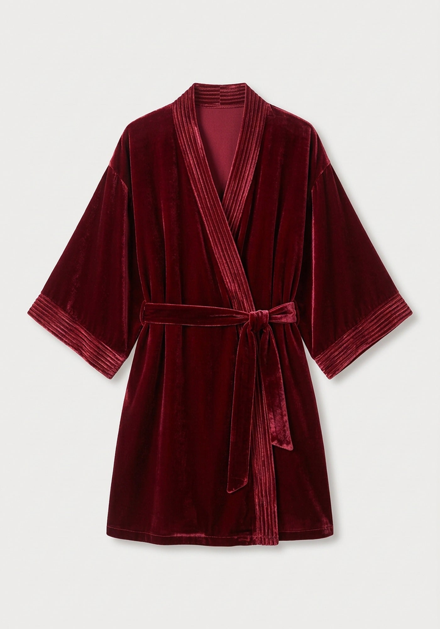 Kimono Morgenmantel Damen Seide