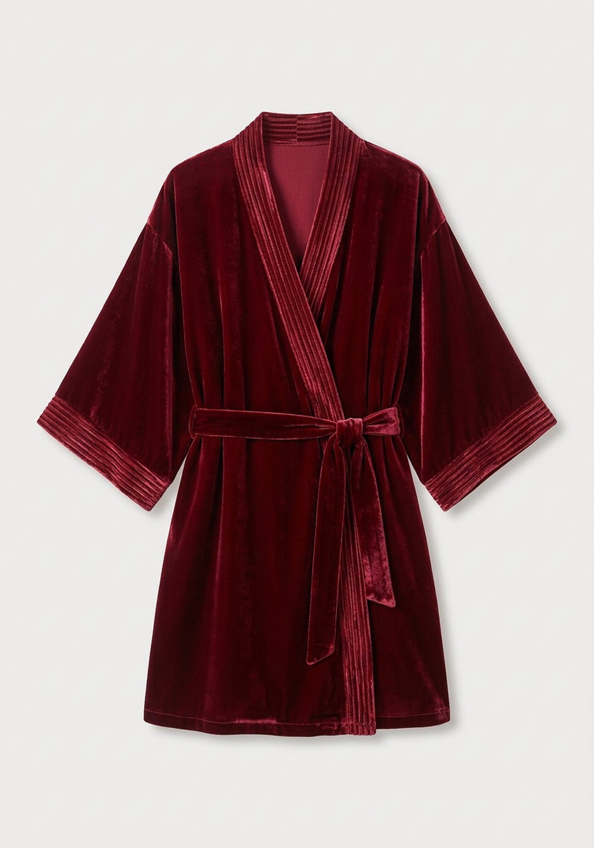 Kimono Morgenmantel Damen Seide