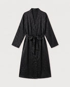 Kimono Morgenmantel Schwarz