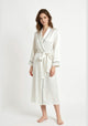 Kimono Morgenmantel Seide Lang