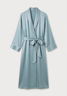 Kimono Morgenmantel Seide Lang
