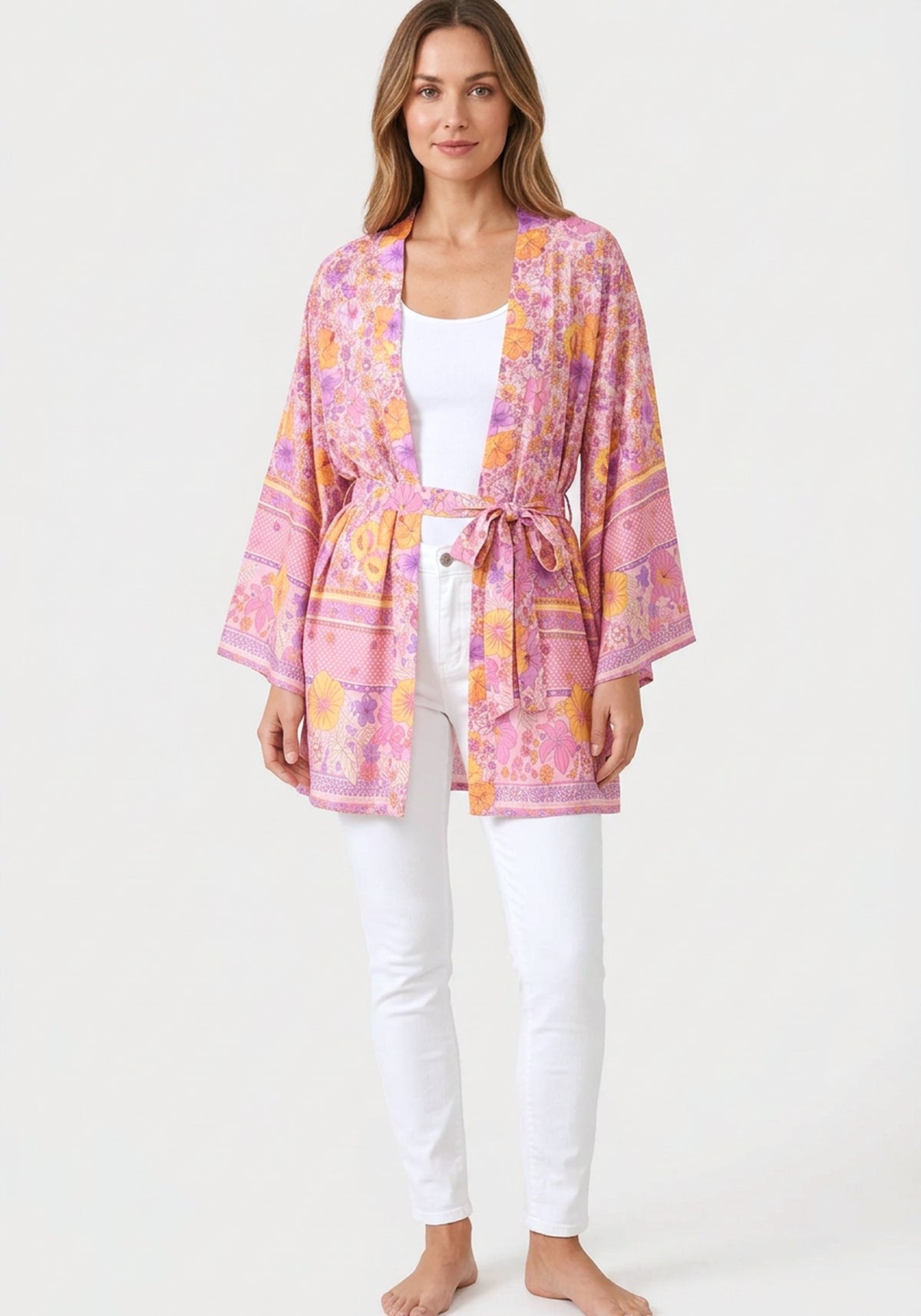 Kimono Rosa Kurz