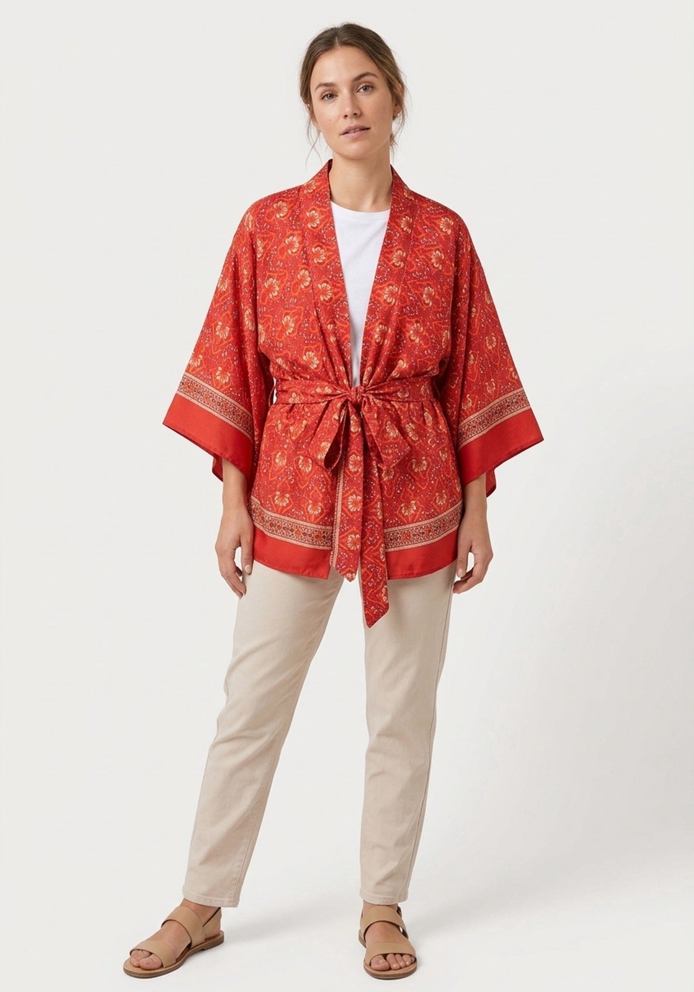 Kimono Rot Kurz