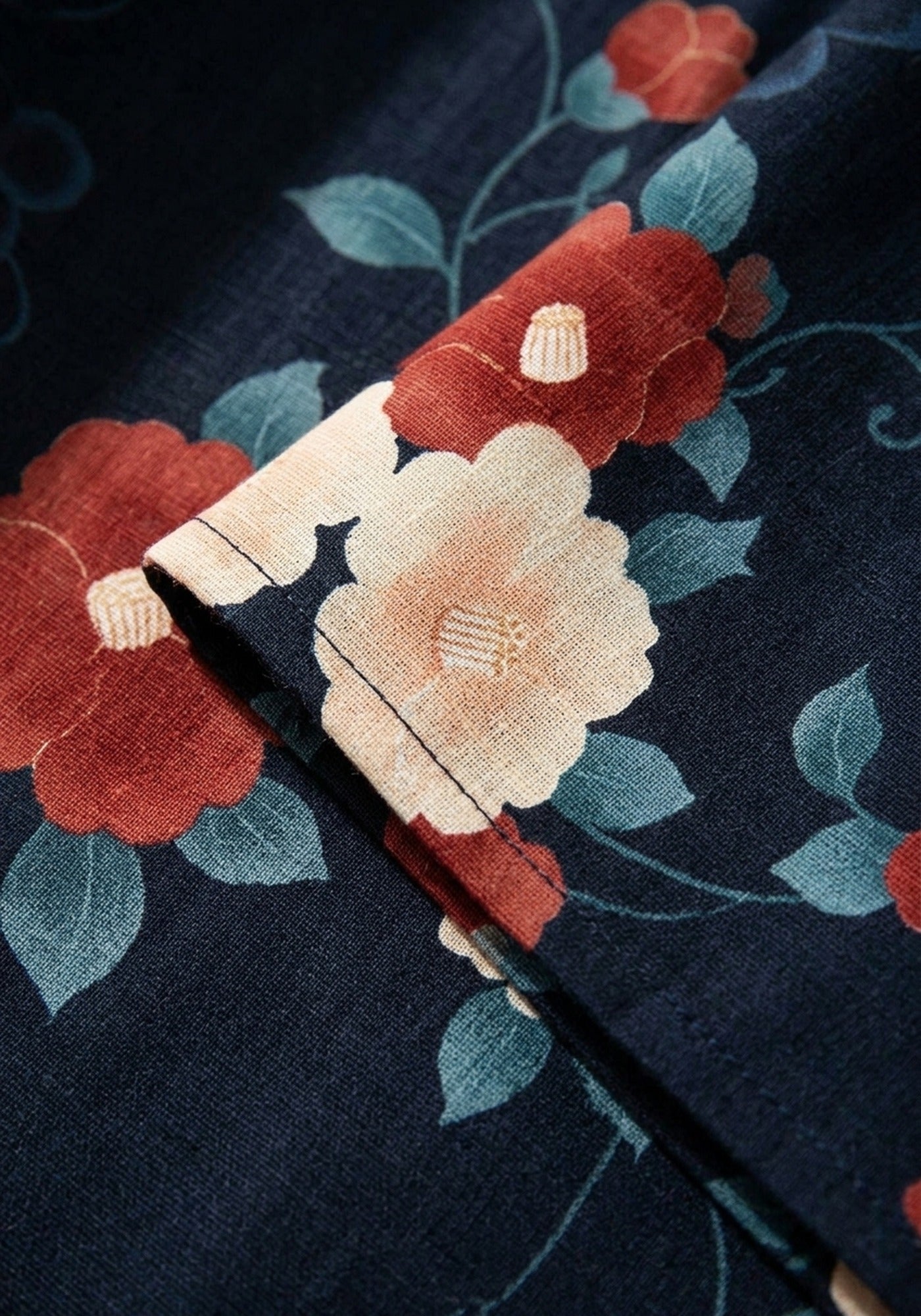 Kimono Schwarz Lang