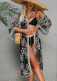 Kimono Schwarz Spitze