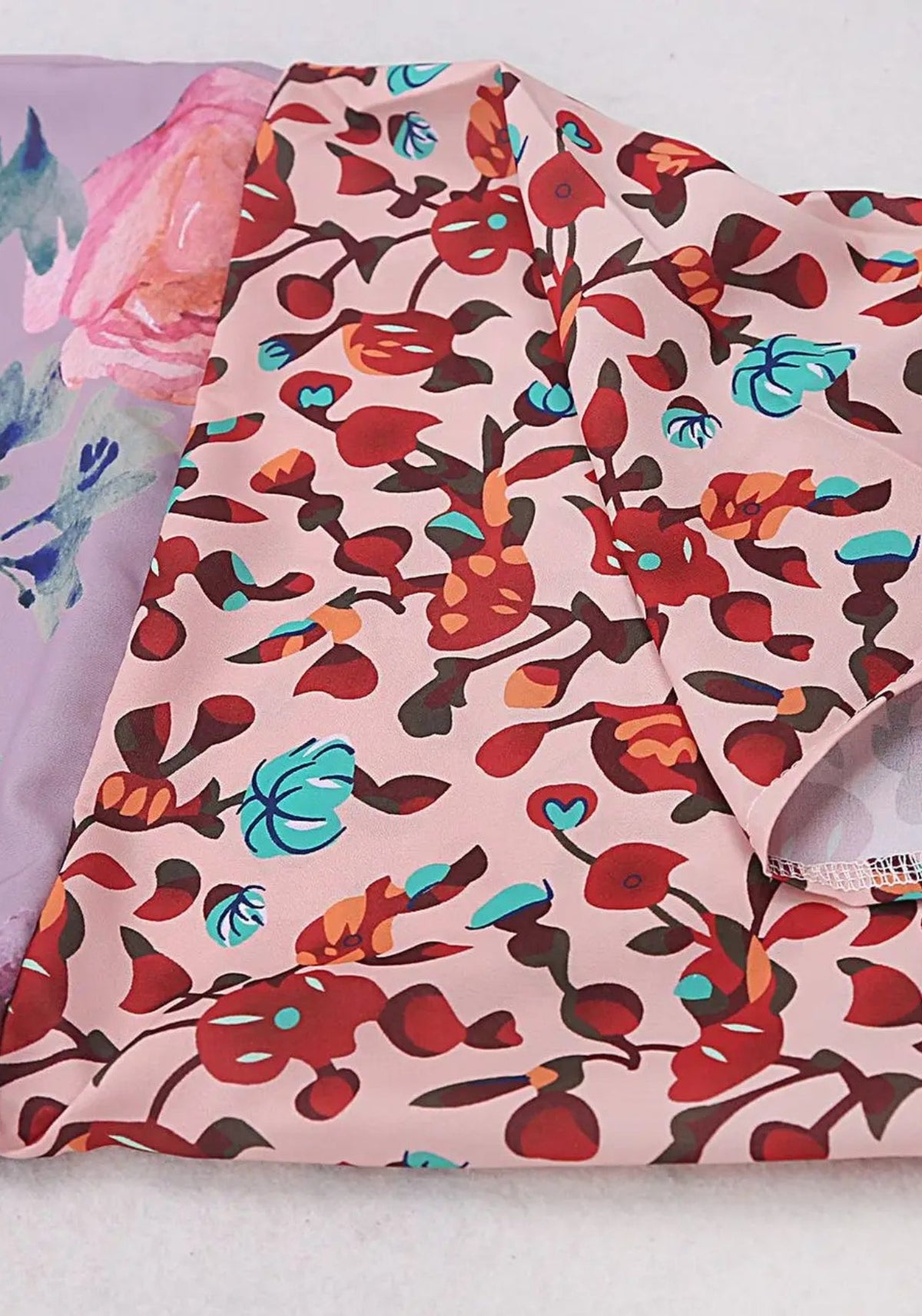 Kimono Weiß Blumen