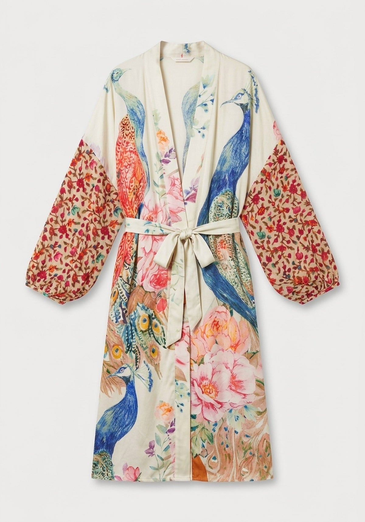 Kimono Weiß Blumen