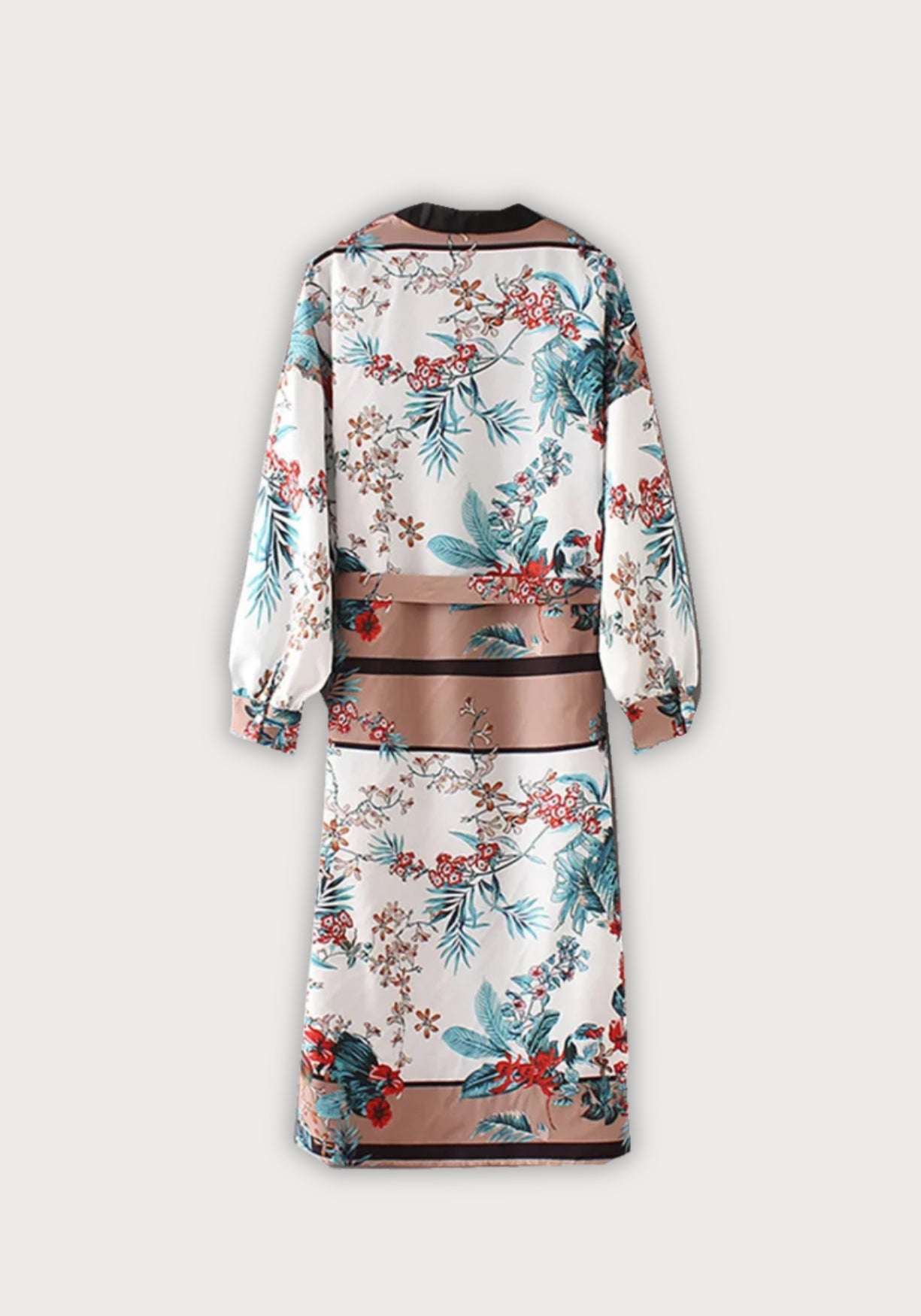 Kimono Weiß Satin