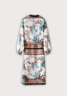 Kimono Weiß Satin