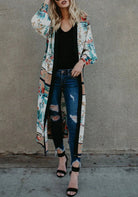 Kimono Weiß Satin
