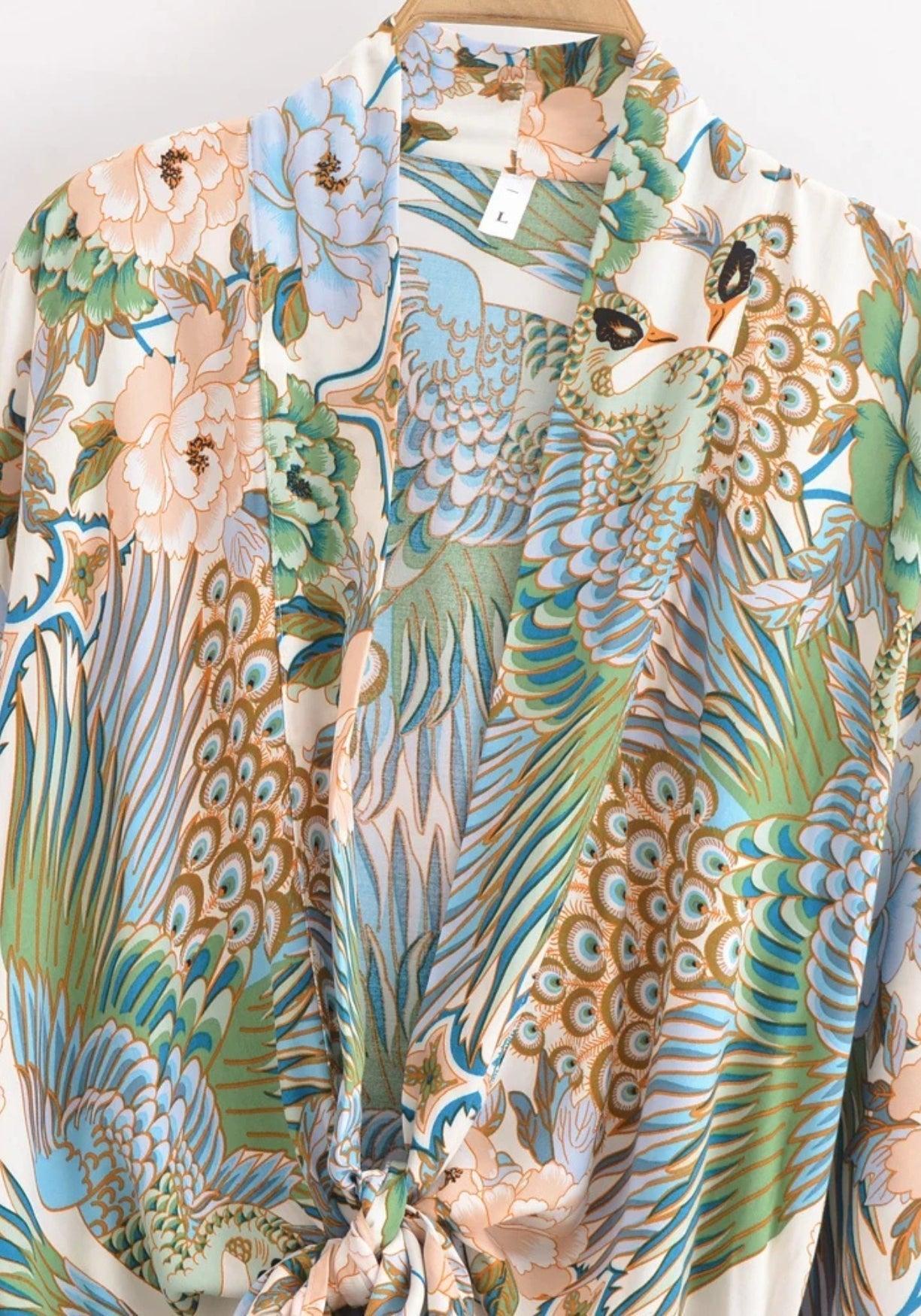 Kimono in Wickeloptik