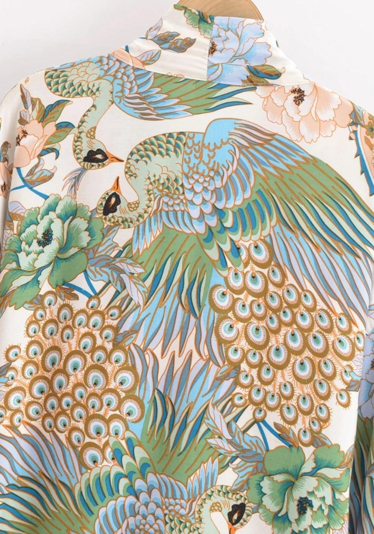 Kimono in Wickeloptik