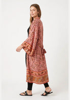 Langer Boho-Kimono Rosa | Kōrane