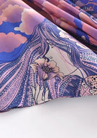 Langer Kimono mit Print