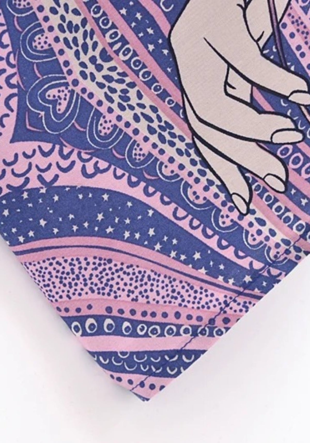 Langer Kimono mit Print