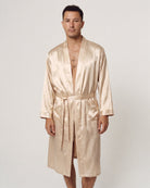 Morgenmantel Beige