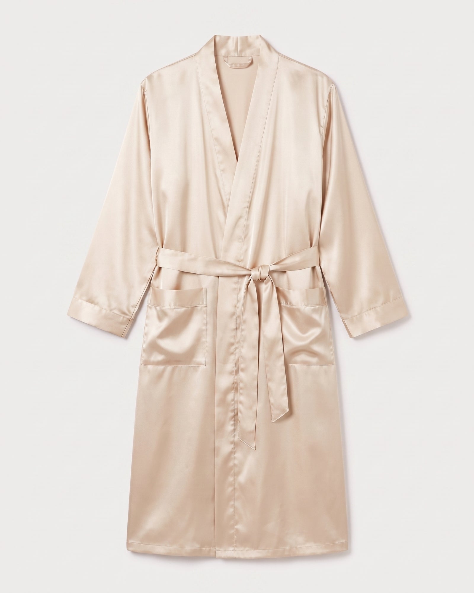 Morgenmantel Beige