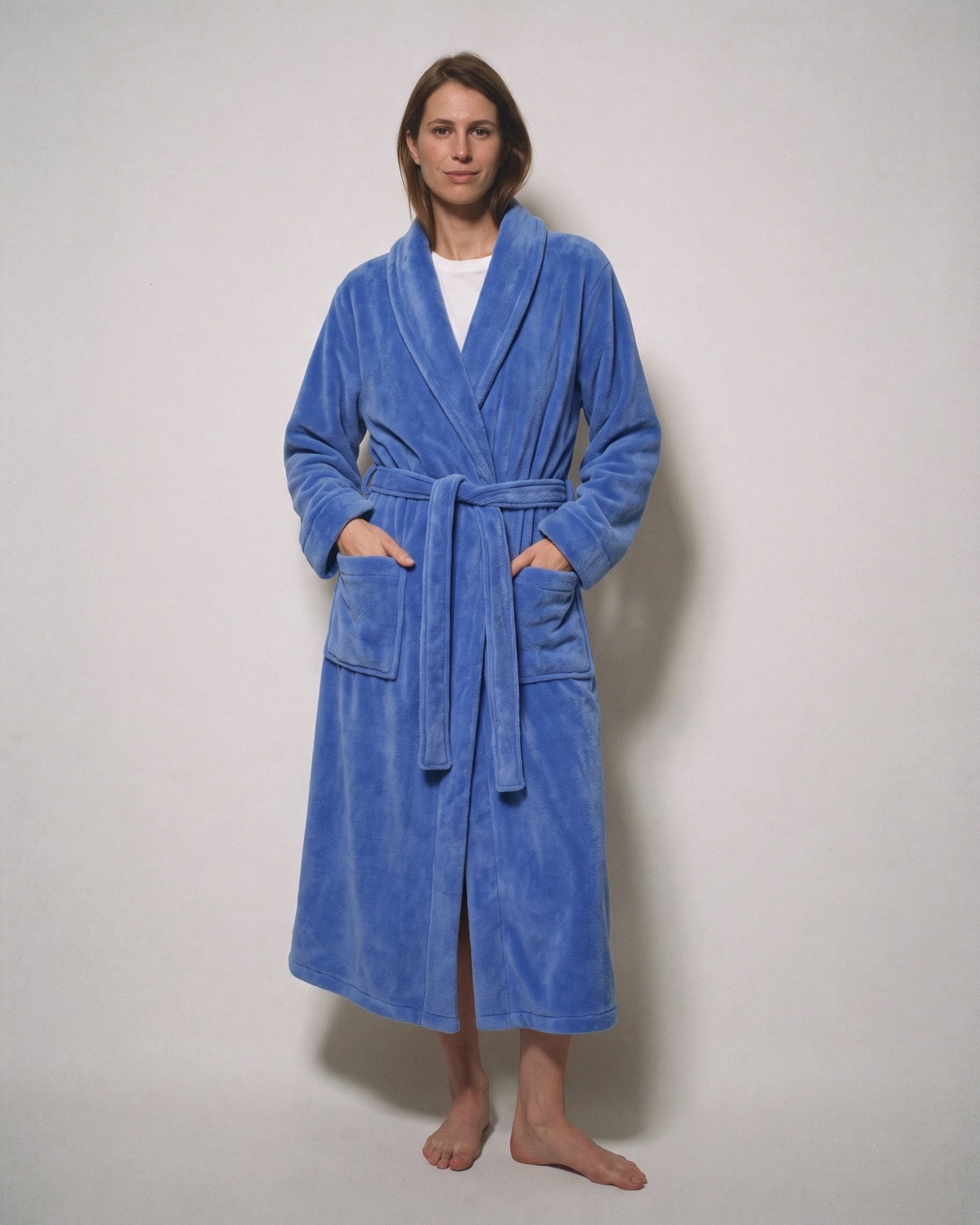 Morgenmantel Blau Damen