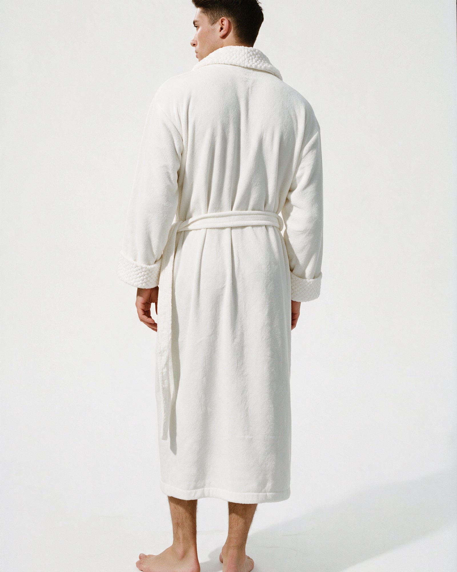 Morgenmantel Creme