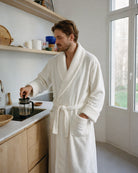 Morgenmantel Creme