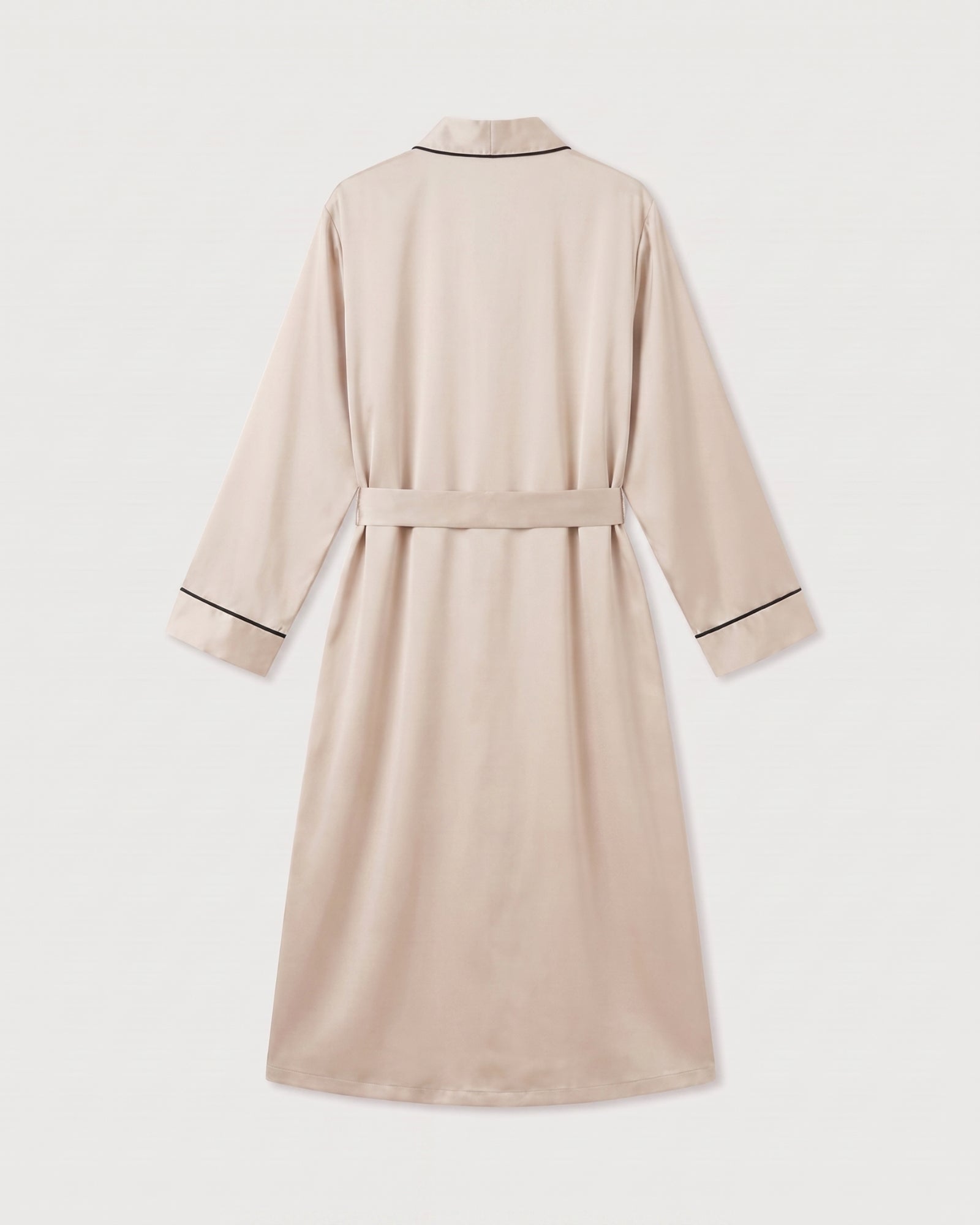 Morgenmantel Damen Lang Satin