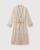 Morgenmantel Damen Lang Satin