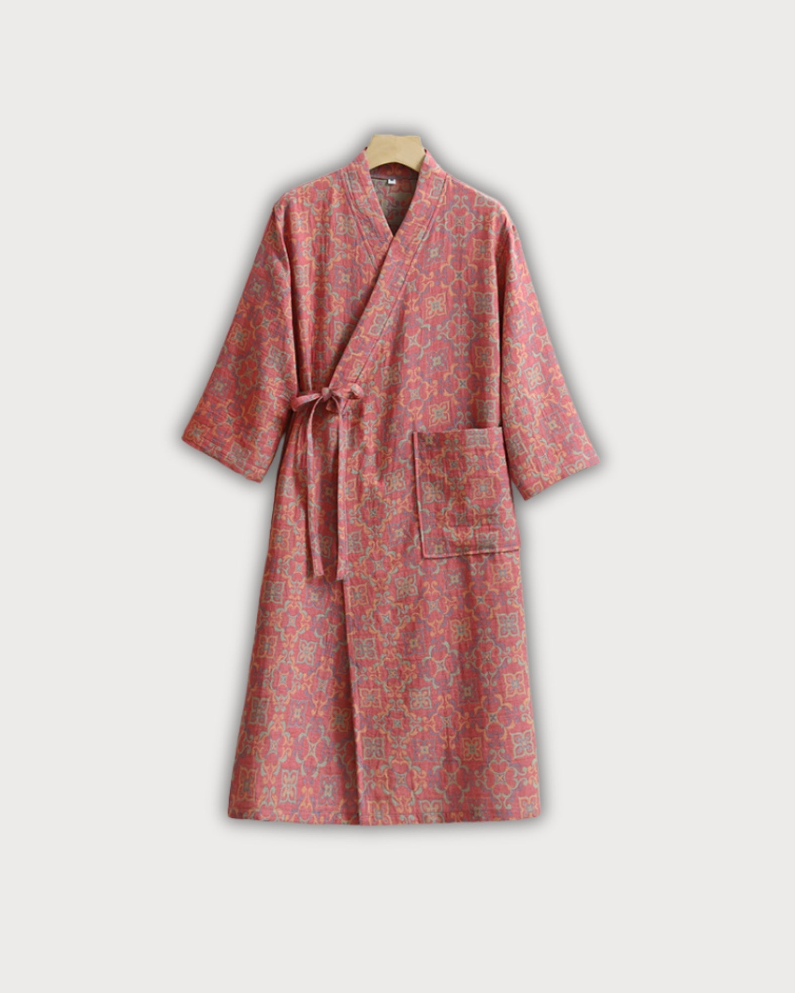 Morgenmantel Damen Rot