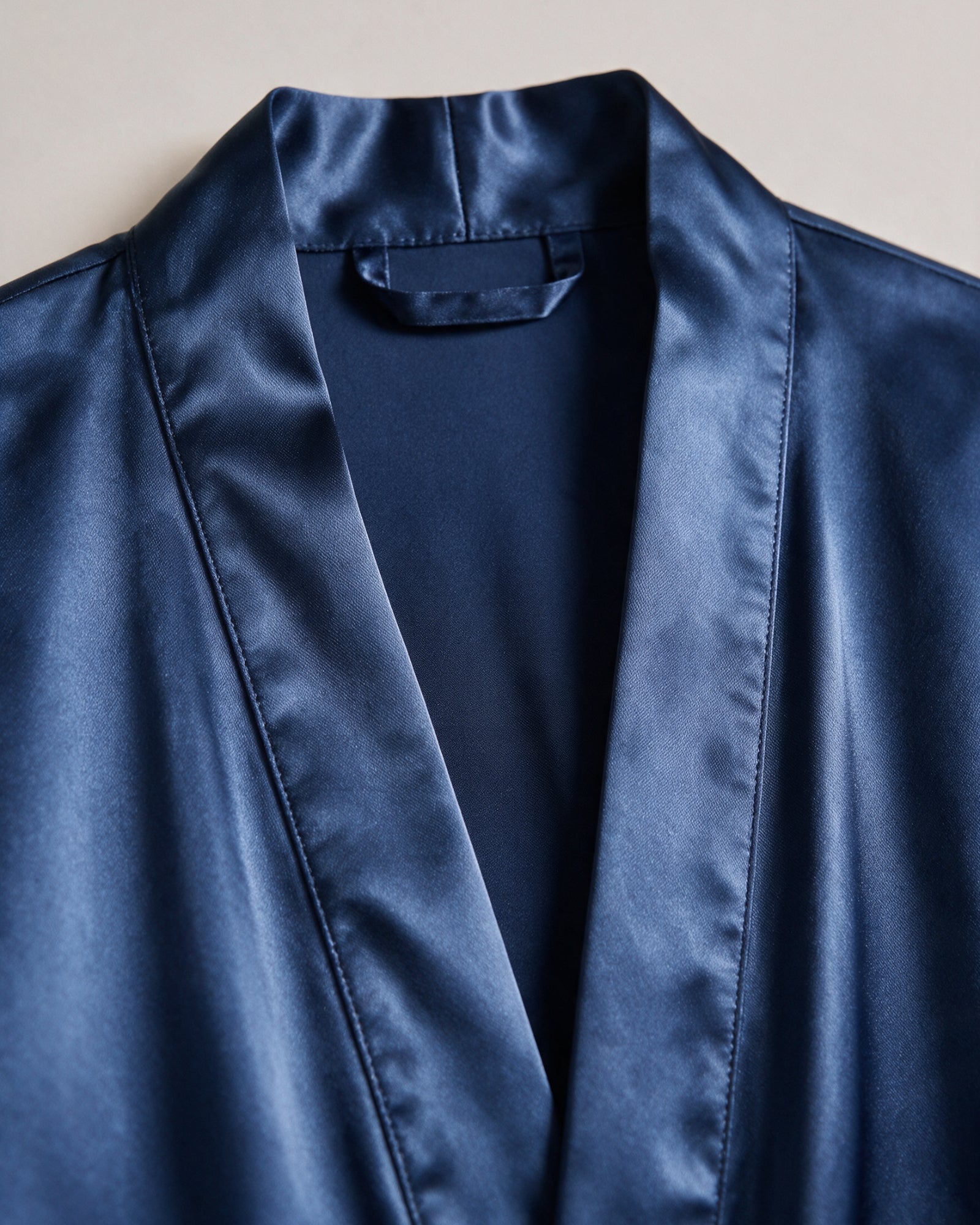 Morgenmantel Herren Blau