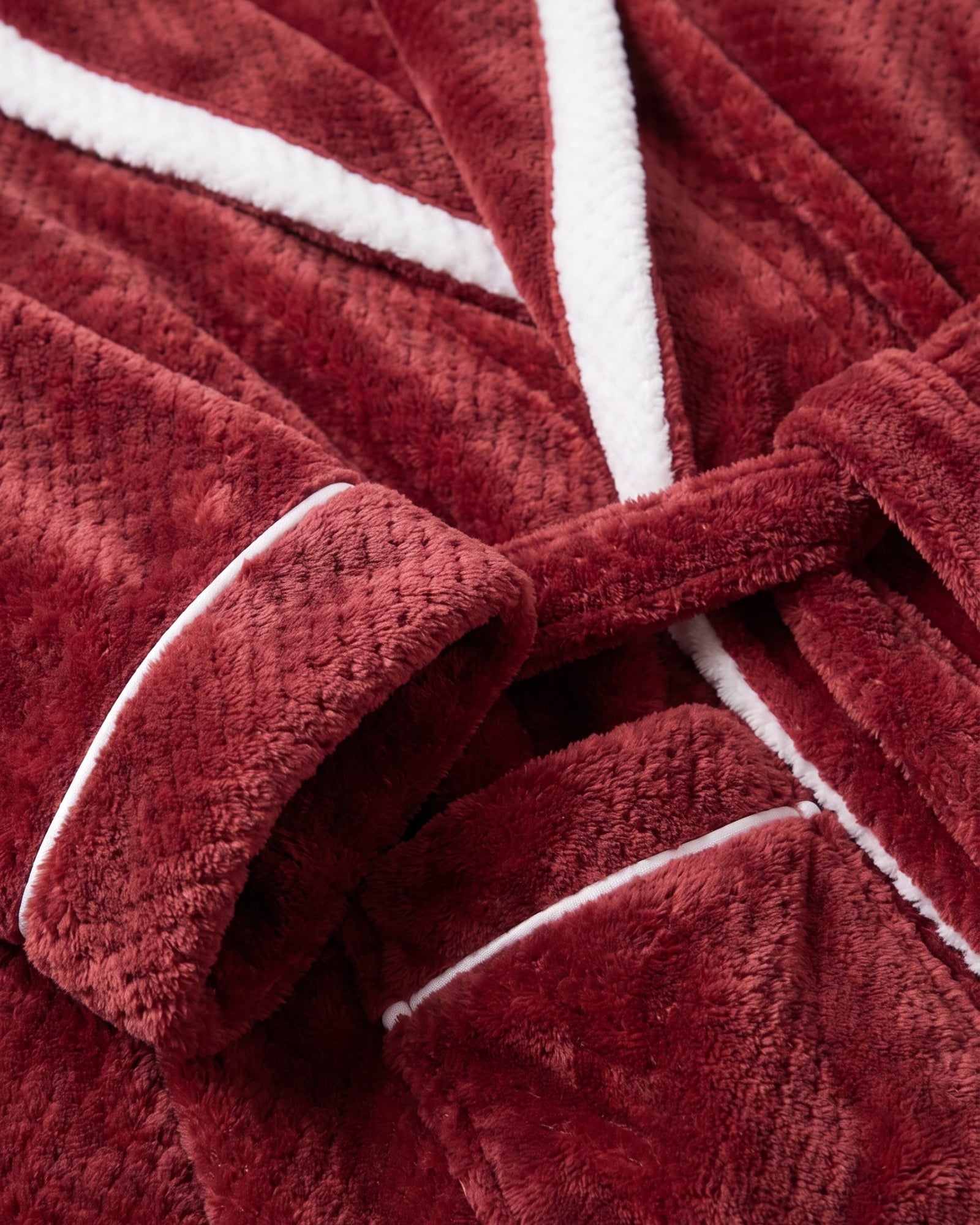 Morgenmantel Herren Rot