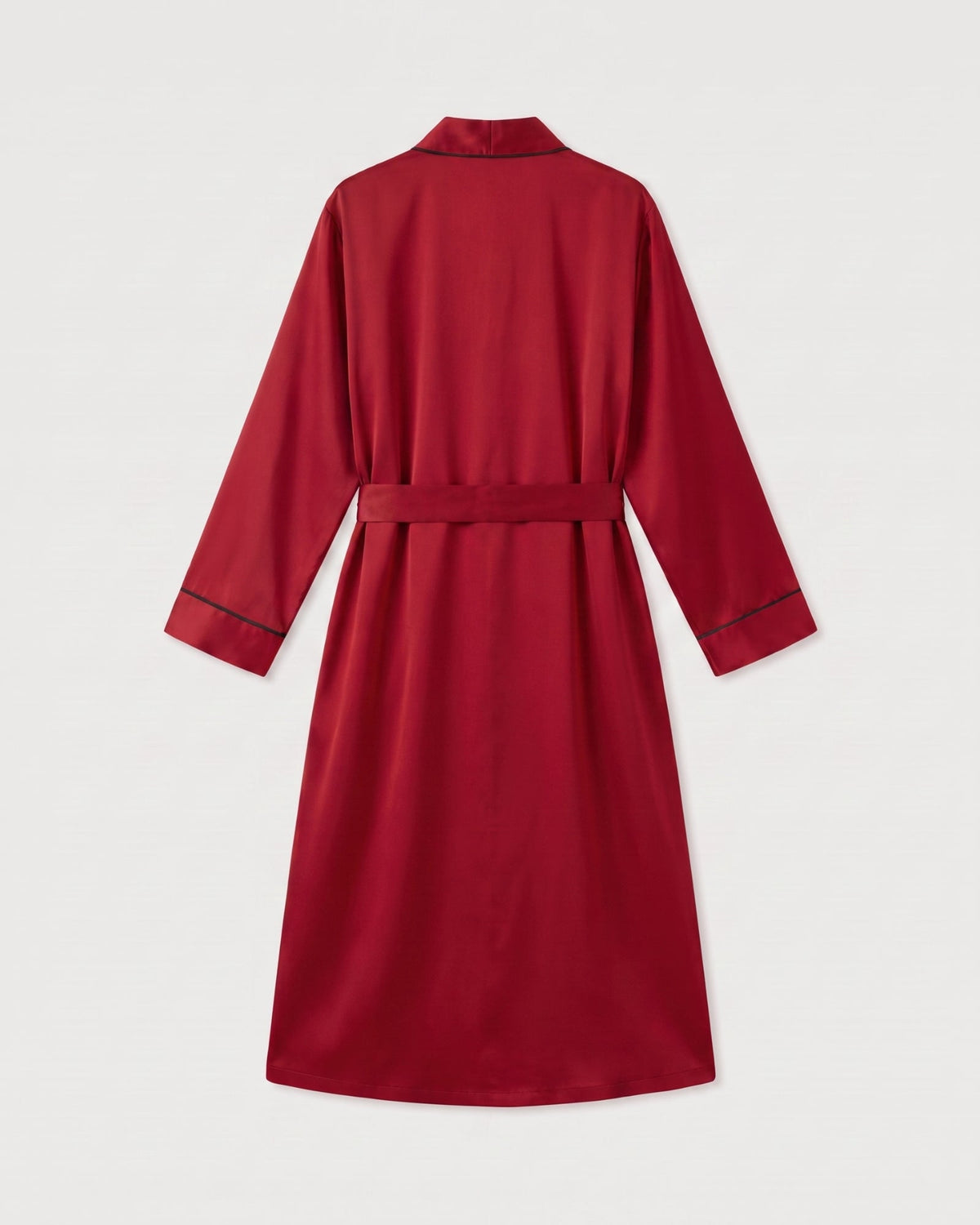 Morgenmantel Rot Satin