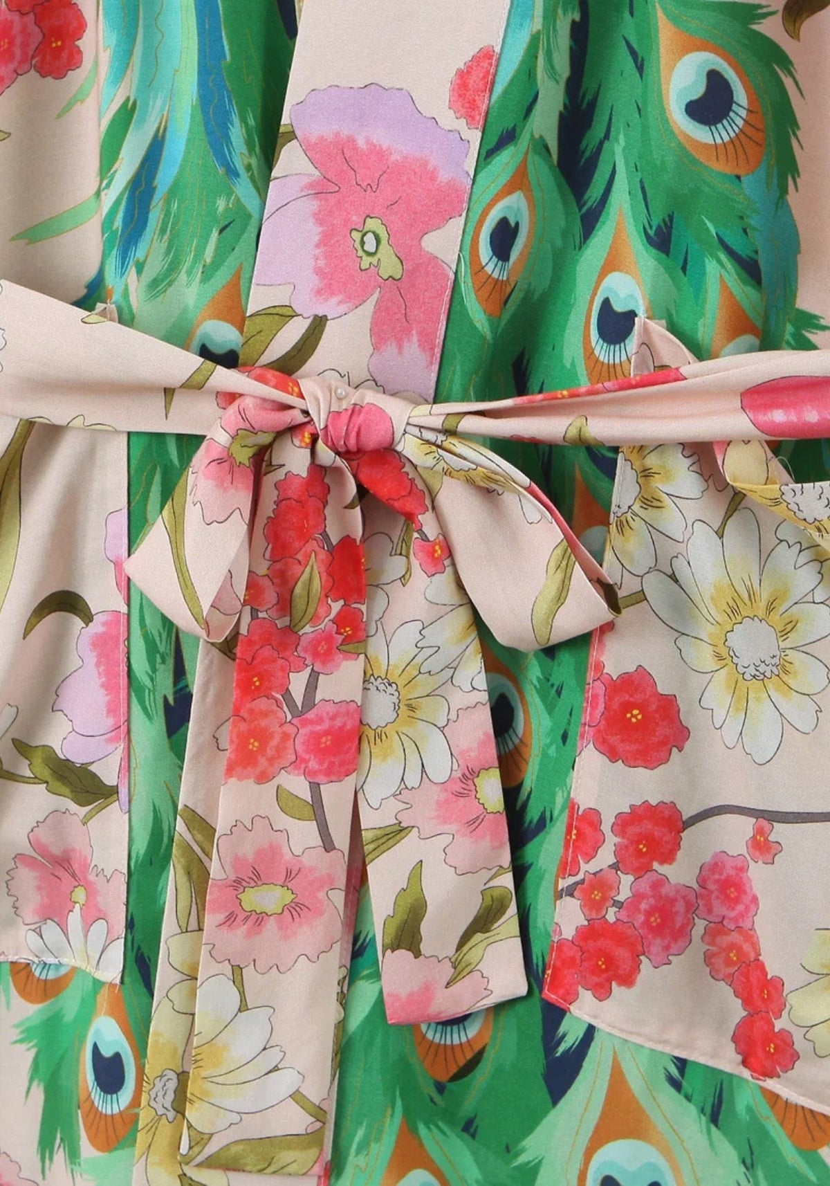 Morgenmantel Viskose Damen Lang