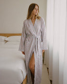 Musselin Bademantel Damen