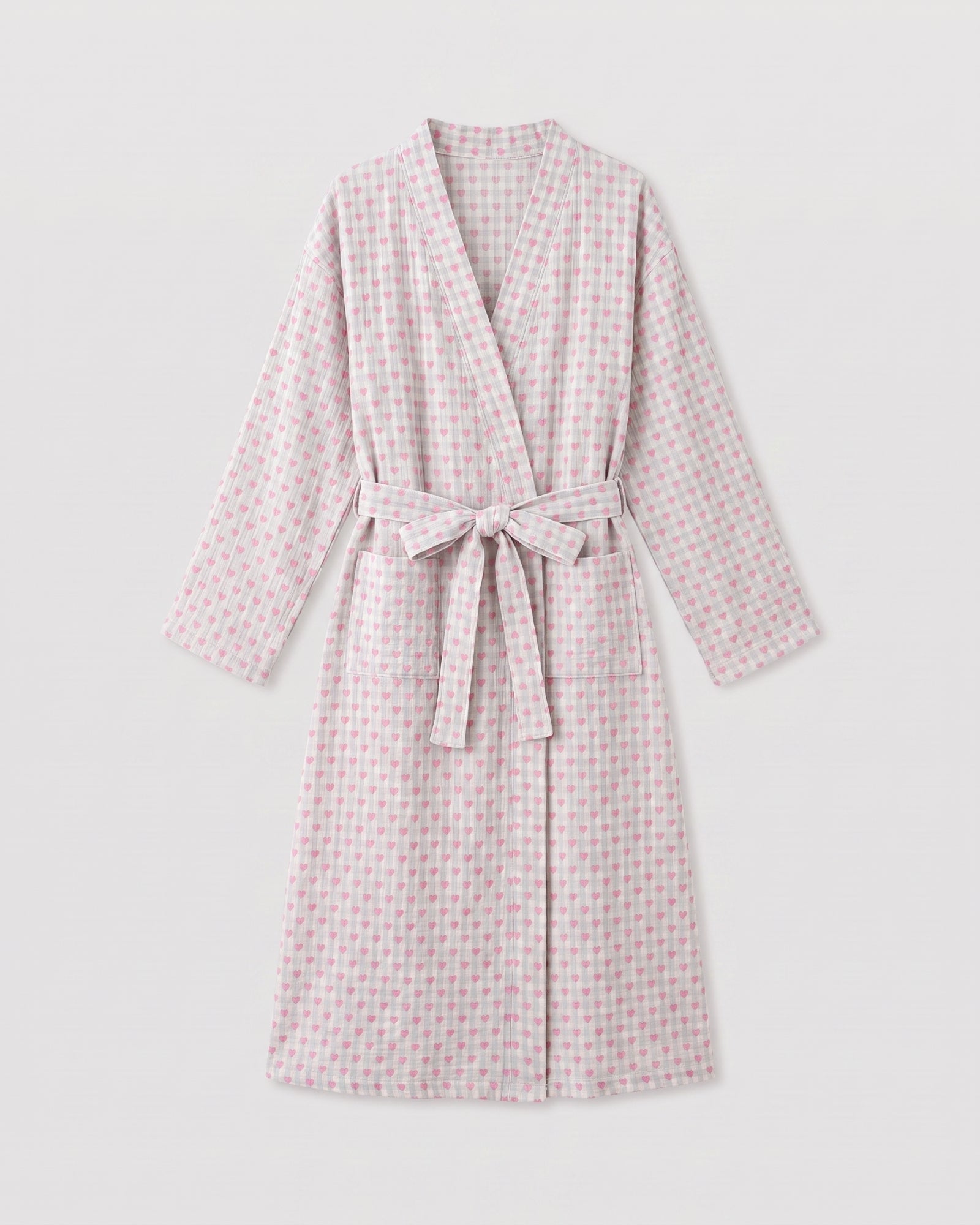 Musselin Bademantel Damen