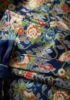 Obi-Gürtel zum Binden Marineblau