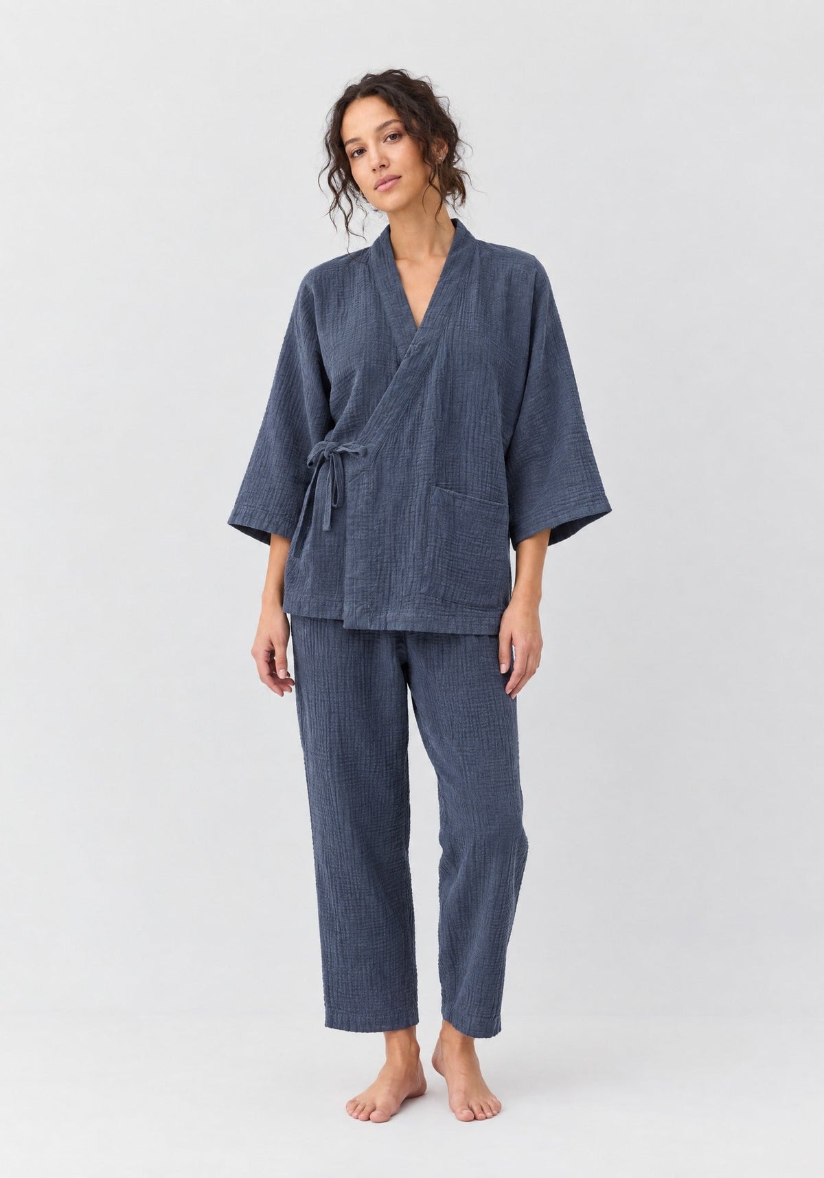 Pyjama Damen Blau