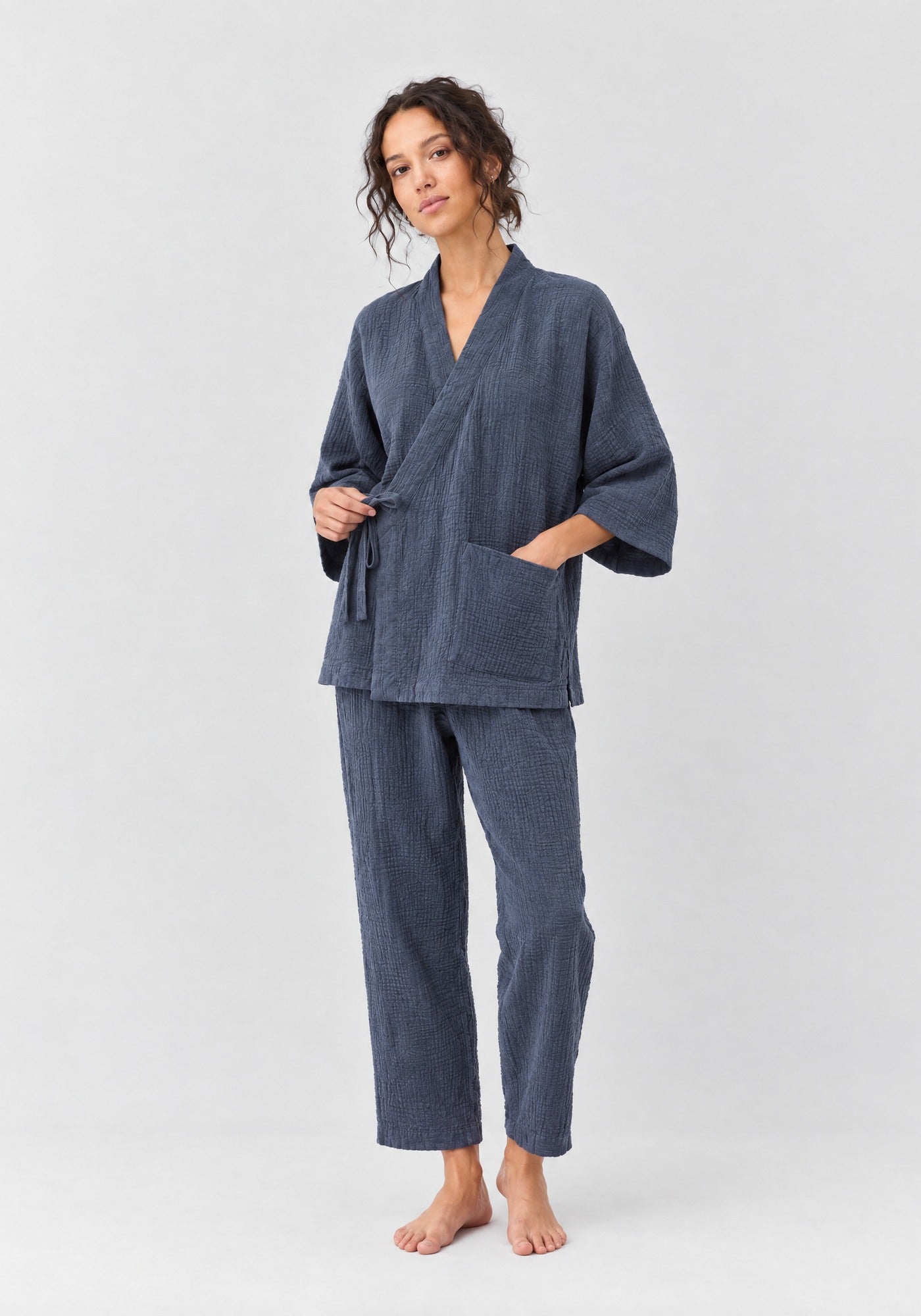 Pyjama Damen Blau