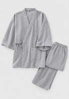 Pyjama Damen Grau