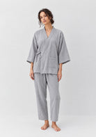 Pyjama Damen Grau