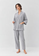 Pyjama Damen Grau
