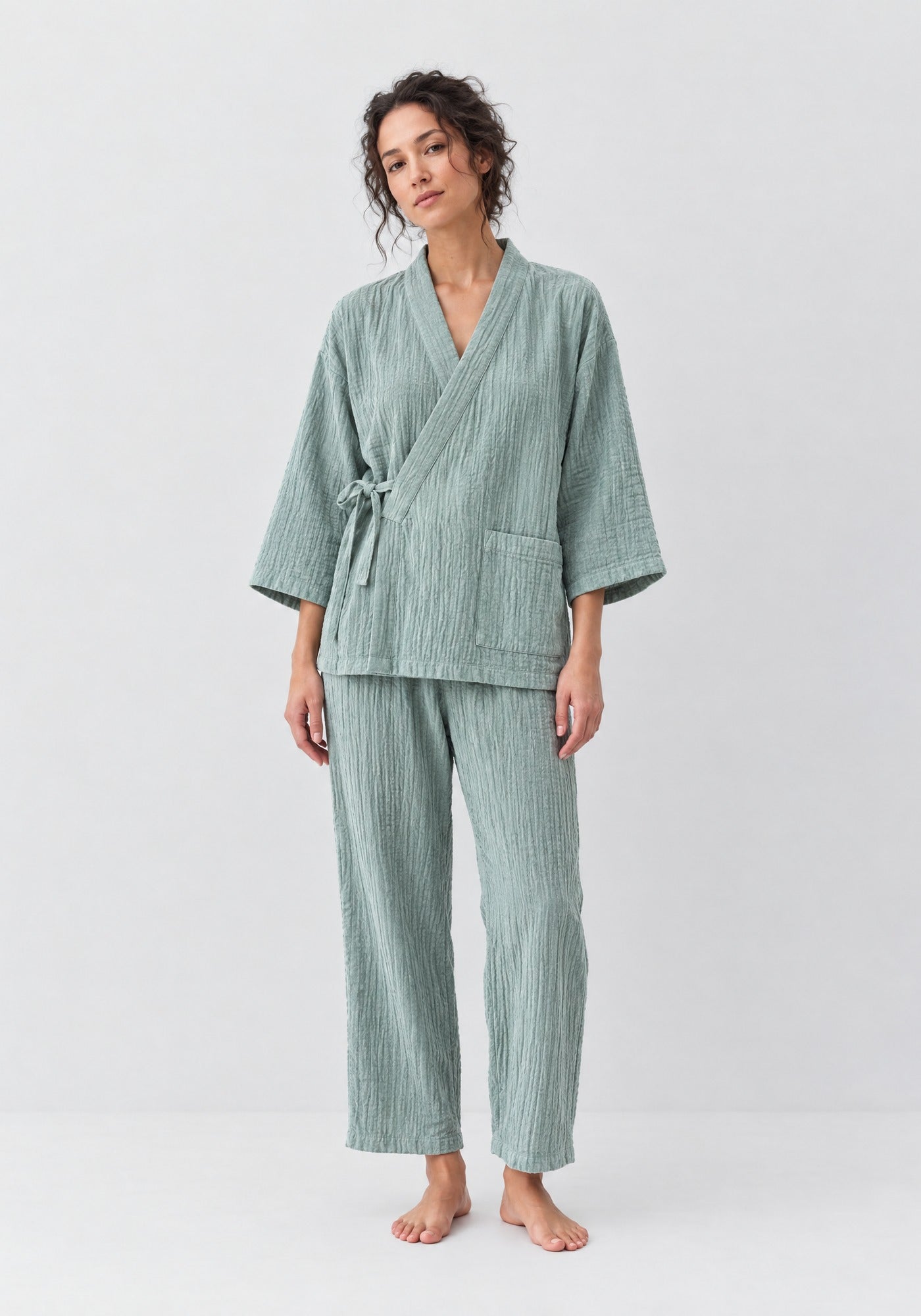 Pyjama Damen Grün