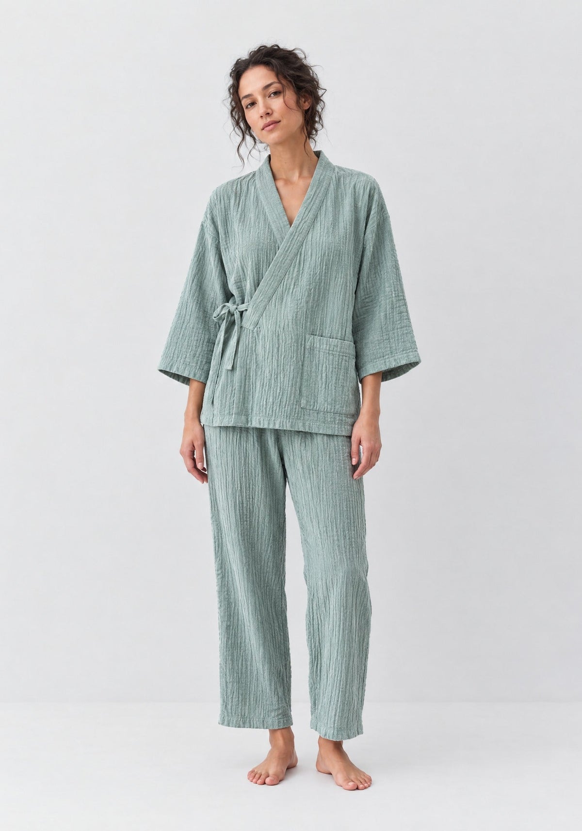 Pyjama Damen Grün
