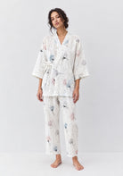Pyjama Damen Weiß