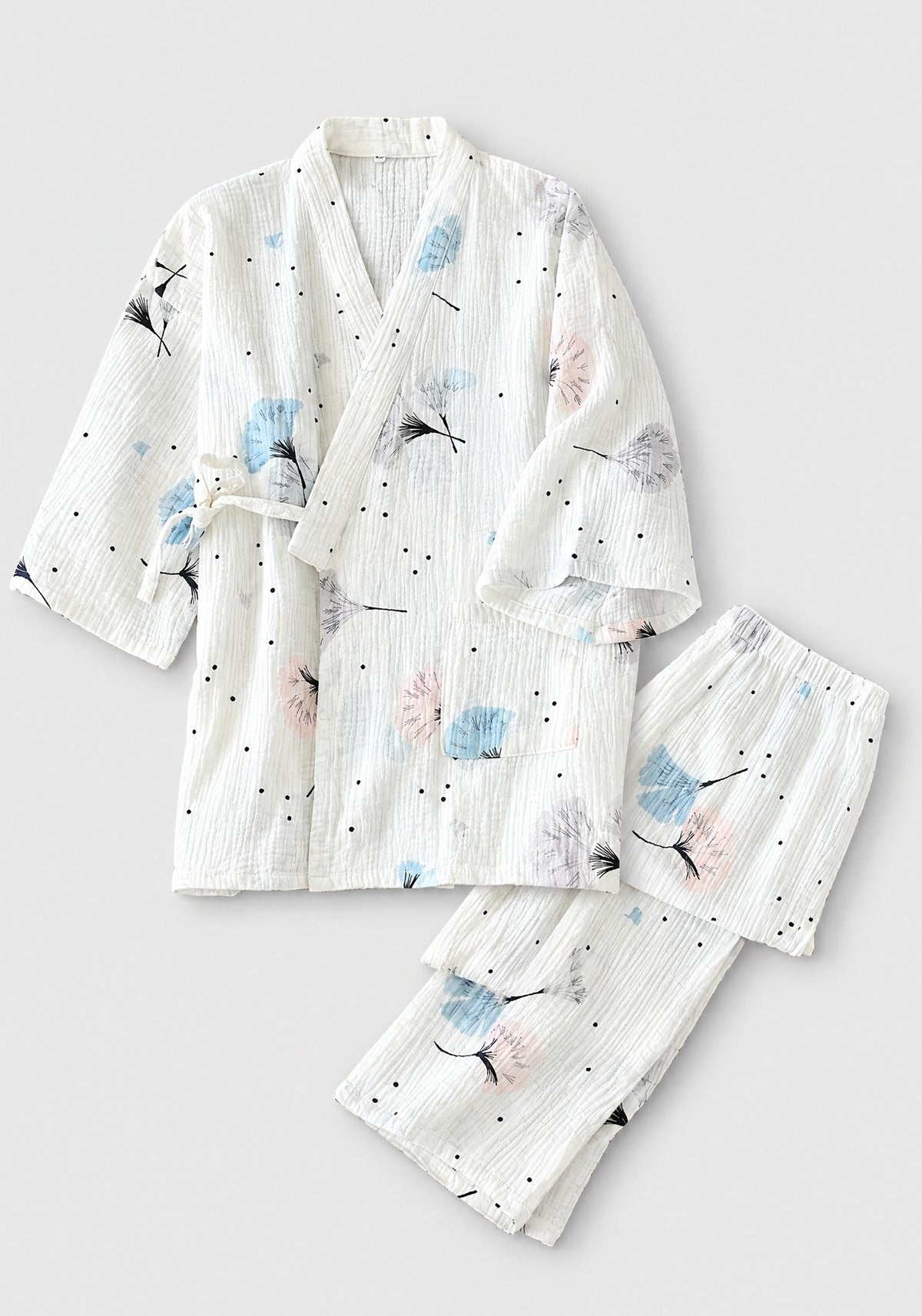 Pyjama Damen Weiß