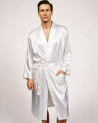 Satin Bademantel Herren